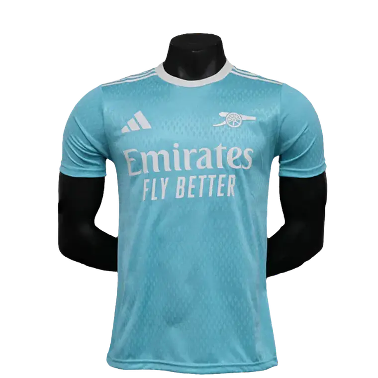 Camisa Arsenal 25/26 Pré-Jogo - Azul Celeste - Versão Jogador 1