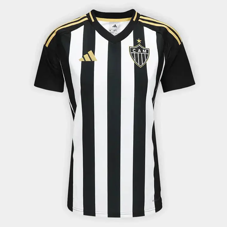 Camisa Atlético Mineiro I 25/26 Torcedor Adidas Feminina - Preto 1