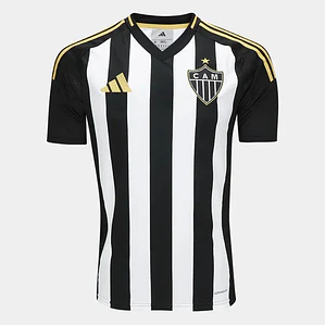 Camisa Atlético Mineiro I 25/26 Torcedor Adidas Masculina - Preto