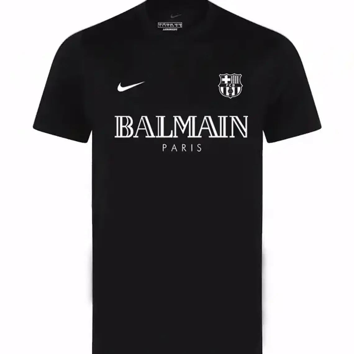 Camisa Barcelona x Balmain Masculina Torcedor 24/25 - Preta 1
