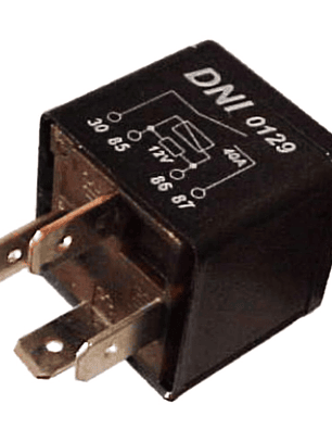 Relé aux universal 12v 40 amp, 4 terminales