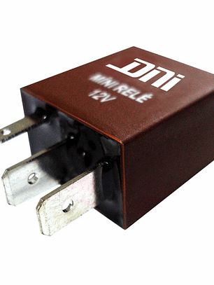 Mini Relé 12v, 30 amp, 4 terminales (2 de 2,8mm y 2 de 6mm)