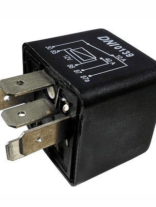 Relé Auxiliar Reversor 40/10A – 12V, 5 terminales