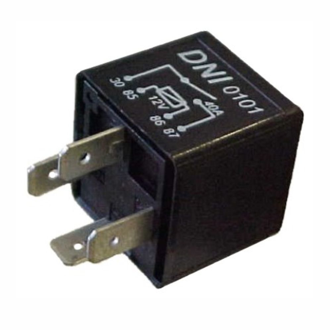 Relé aux 12v, 40 amp, 4 terminales invertidos 0101 1