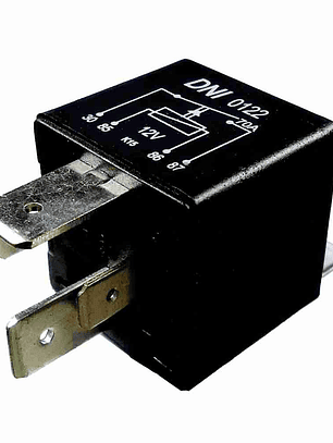 Relé 12v 70 am, 4 patas con soporte 0122