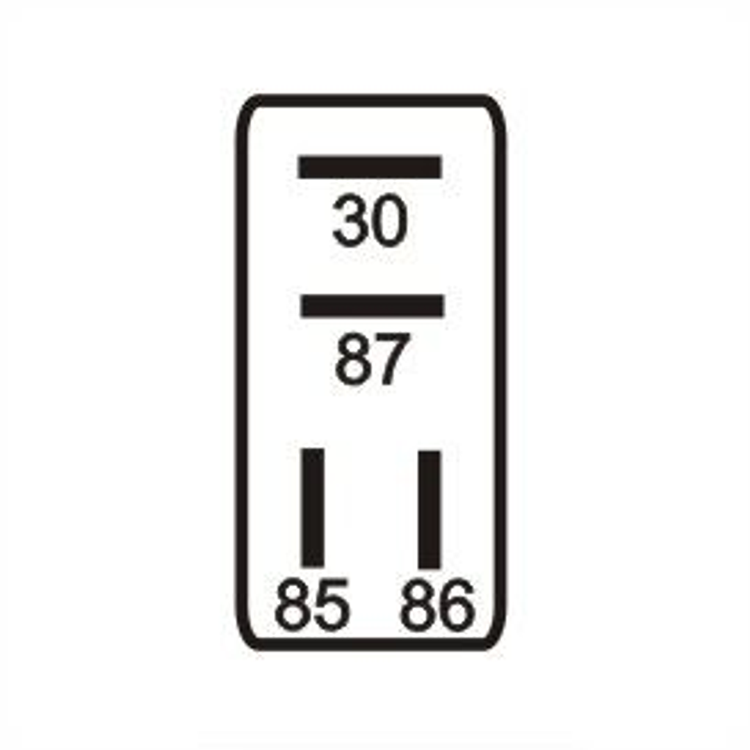 Mini Relé aux 12v, 40 amp, 4 patas (altura reducida) 8125 2