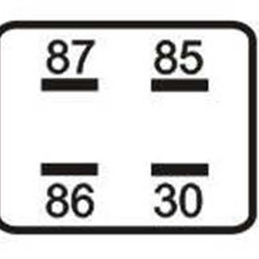 Micro Relé  aux 12v, 4 terminales tipo aguja  8124 3