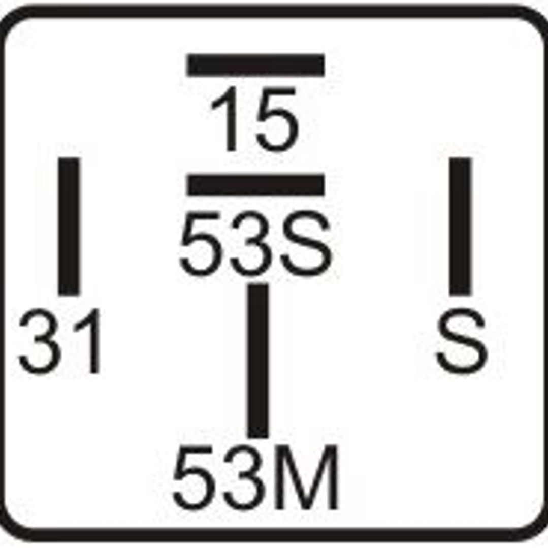 Relé de Limpia parabrisas 12V, 5 terminales con pernos de fijación  0326 2