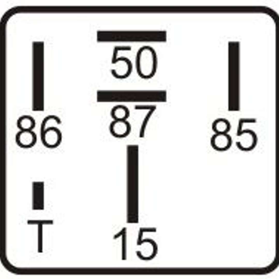 Relé Temporizador Partida en Frio 12V, 6 terminales   0319 2