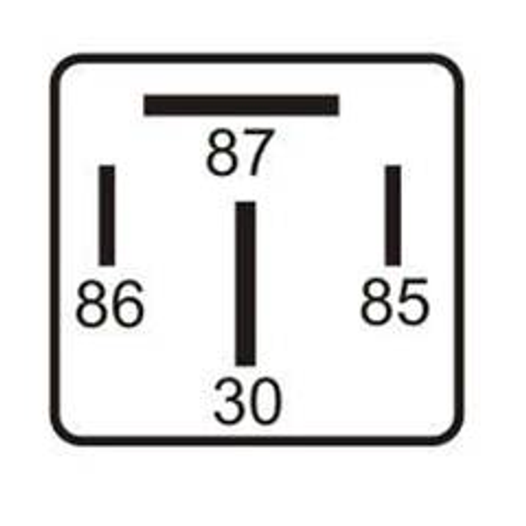 Relé Temporizador para Vidros Eléctricos 12V, 4 terminales (2x9,5mm) +/- 60 segundos  0337 2