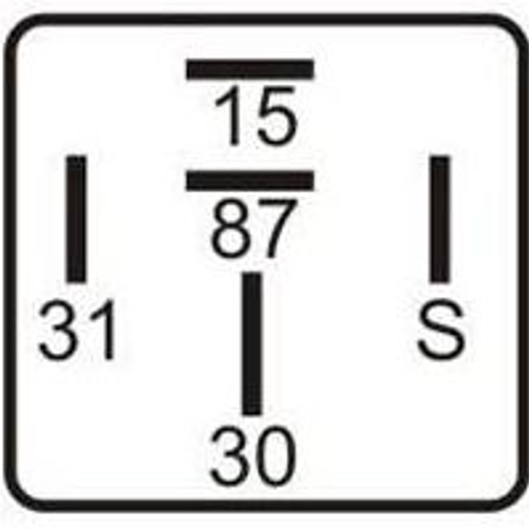 Relé Temporizador de Farol 20 segundos 30A 12V, 5 terminales  0411 2