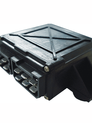 Relé intermitente 12V, 10 terminales con soporte, negativo en la carcasa  0810