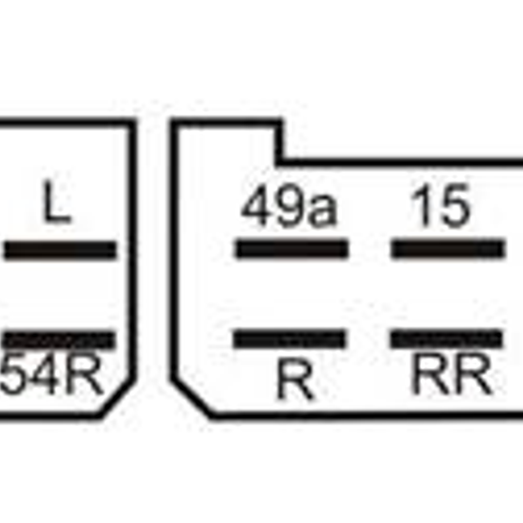 Relé intermitente 12V, 10 terminales con soporte mercedes benz  0830 2