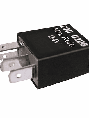  Míni Relé Auxiliar Reversor 40/30A 24V, 5 terminales  0226