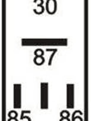  Míni Relé Auxiliar Reversor 40/30A 24V, 5 terminales  0226