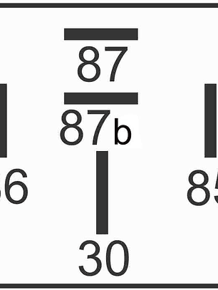 Relé Doble N.A salidas independentes 2x25A 24V, 5 terminales con resistencia  8213