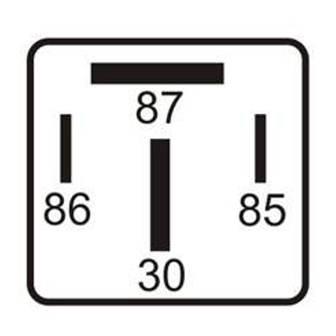 Relé aux universal 24v, 70 amp, 4 terminales (2 de 9,5mm)   0222 2