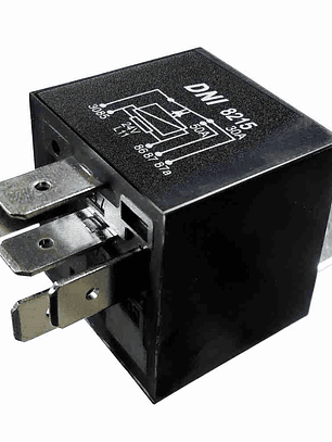 Relé Auxiliar Reversor Universal 50/30A 24V 5 terminales  8215
