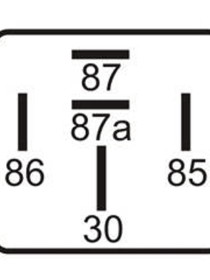 Relé Auxiliar Reversor Universal 50/30A 24V 5 terminales  8215
