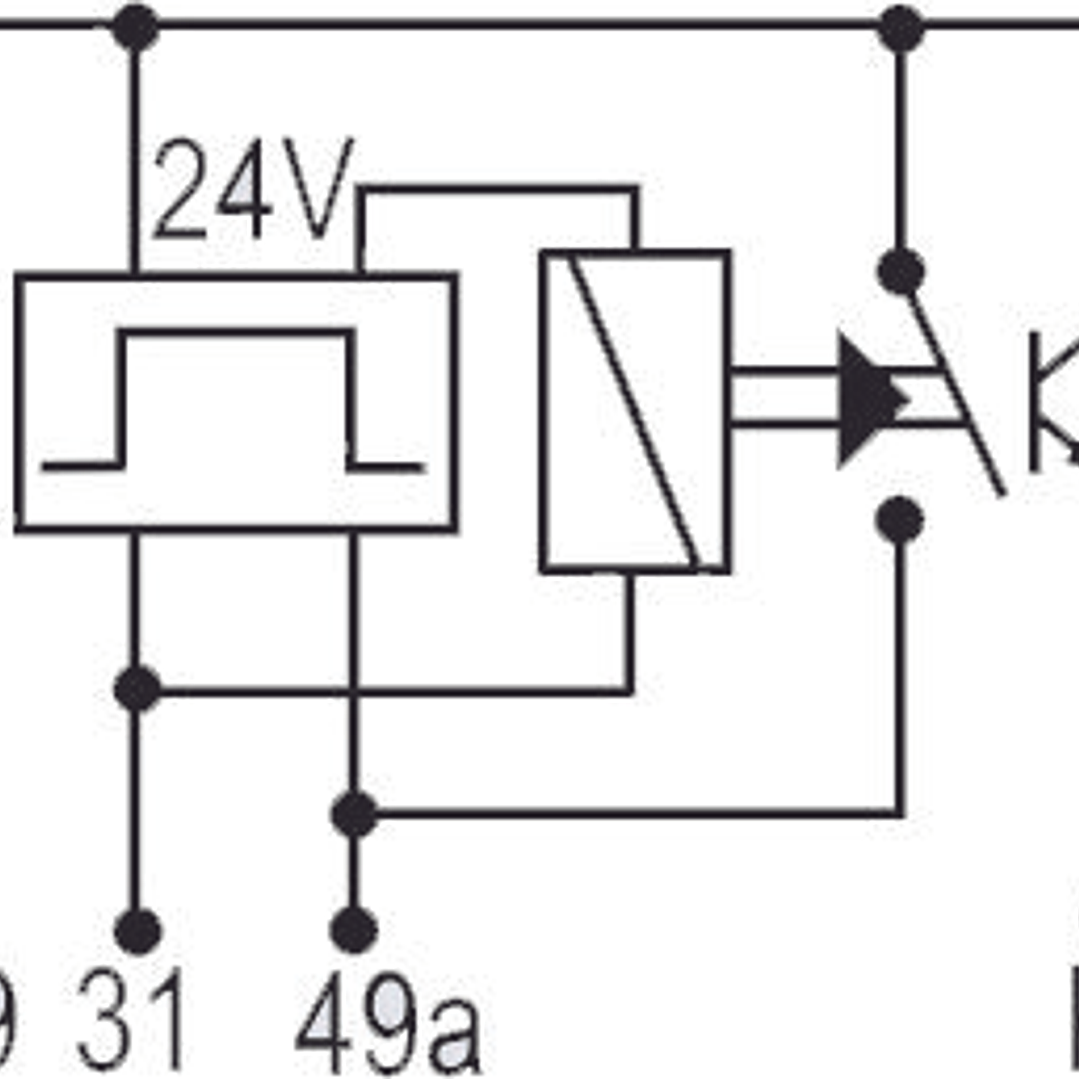 Míni Relé Auxiliar 4 terminales  0841 3