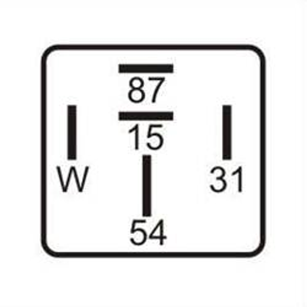 Relé Automatizador de Freno de motor 24V, 5 terminales  0836 2