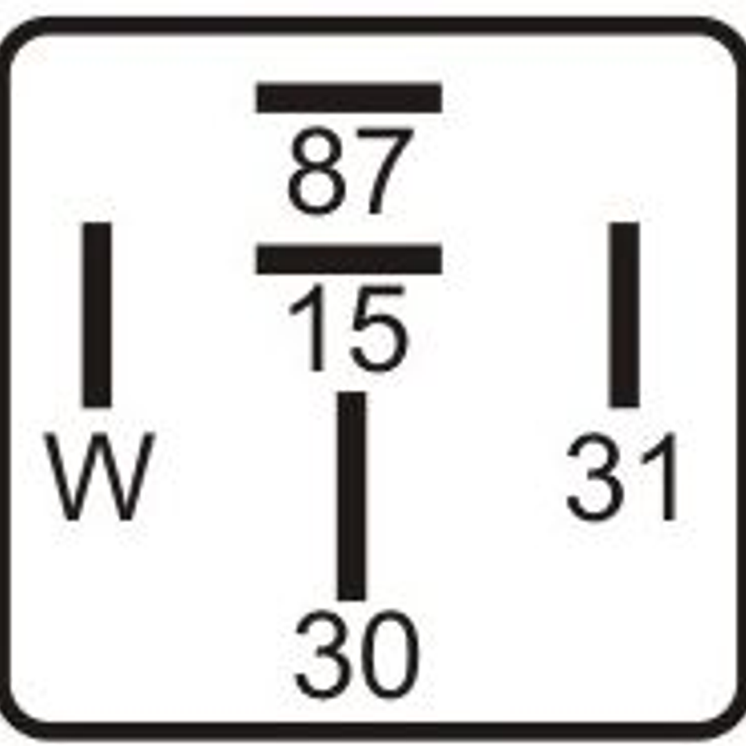 Relé Automatizador de Freno de motor 24V, 5 terminales  0828 2