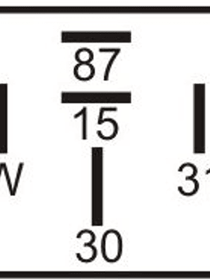 Relé Automatizador de Freno de motor 24V, 5 terminales  0828