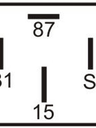 Relé de Parada Solicitada 24V, 4 terminales  0312