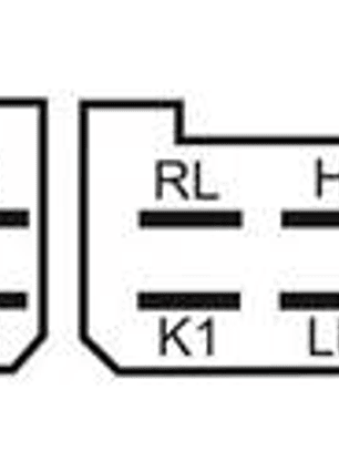 Relé intermitente 24V, 10 terminales VOLVO: VM17, VM23   0851
