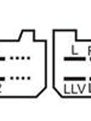 Relé intermitente 24V, 13 terminales SCANIA  0860