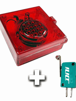 Alarma señalizadora sonora y visual para camiones volquetes bivolt   0526