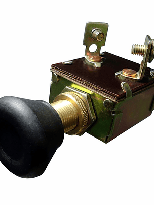 Interruptor de pulso universal 120W ON/OFF, 2 terminales 2085