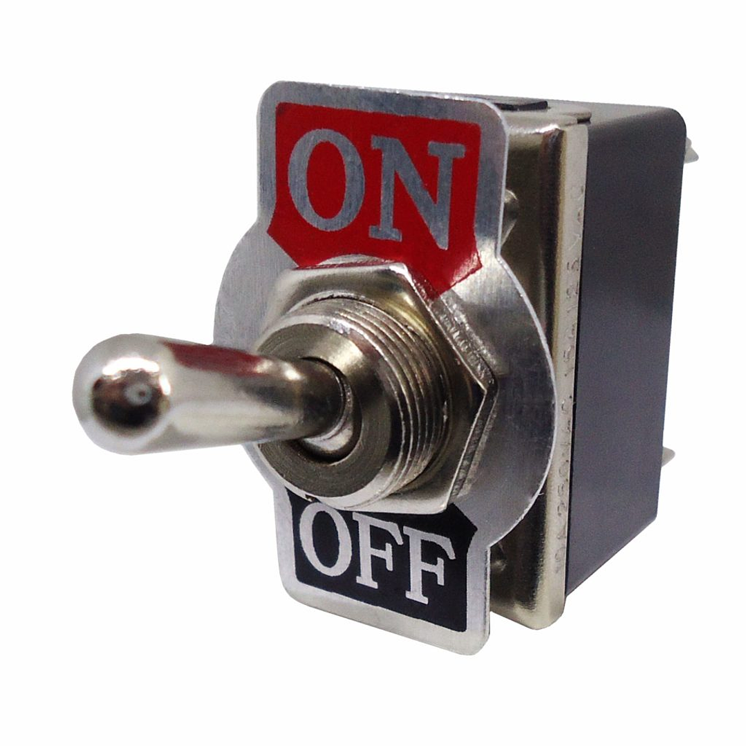 Interruptor 2 posiciones 500W, 4 terminales (ON/OFF) 2076 1