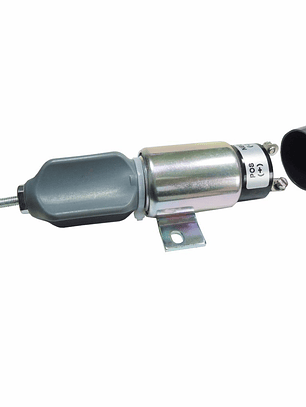 Solenoide de Parada 12V, 3 terminales con soporte Cummins /Woodward/Caterpillar 8066