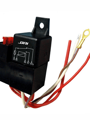 Relé universal con Soquete y fusible 24V 40A, 5 Terminales con soporte 0209