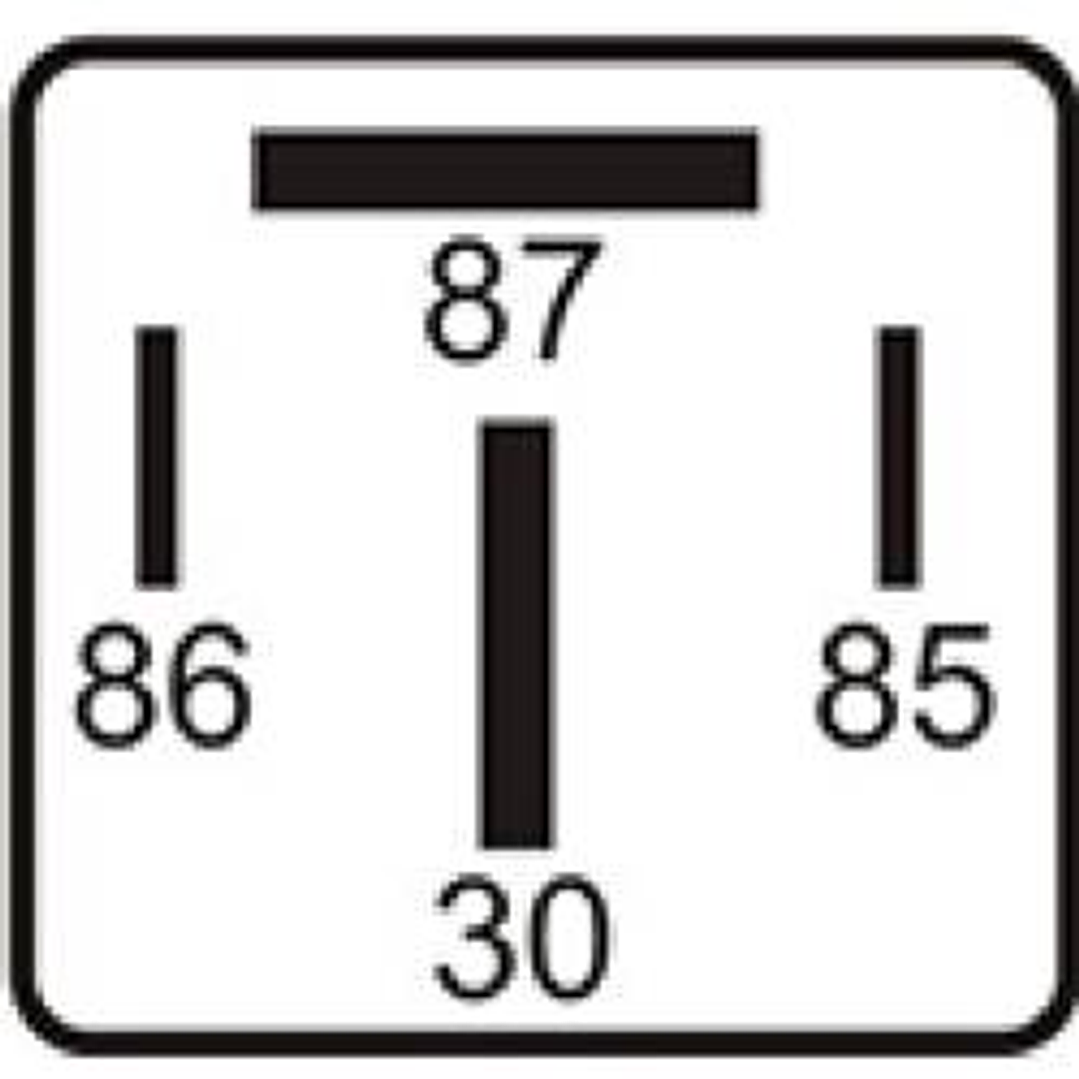 Relé universal con Soquete 24V 70A, 4 Terminales (2 largos 9,5 mm) 7523 2