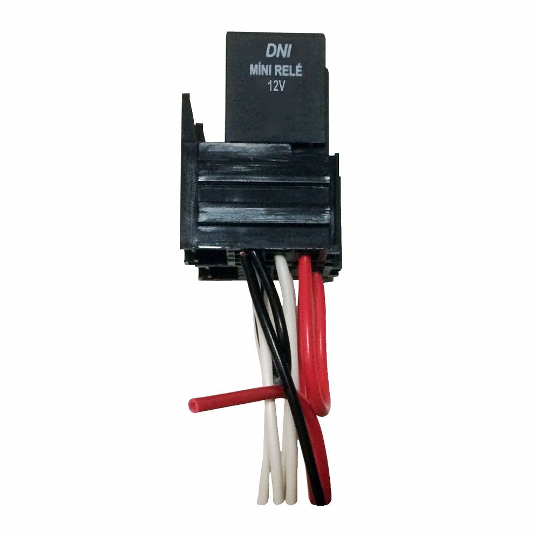 Mini relé universal con Soquete 12V 40A, 4 Terminales 7532 1