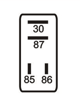 Mini relé universal con Soquete 24V 40A, 4 Terminales 7533