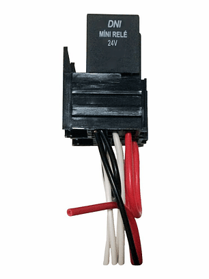 Mini relé universal con Soquete 24V 40/30A, 5 Terminales 7535