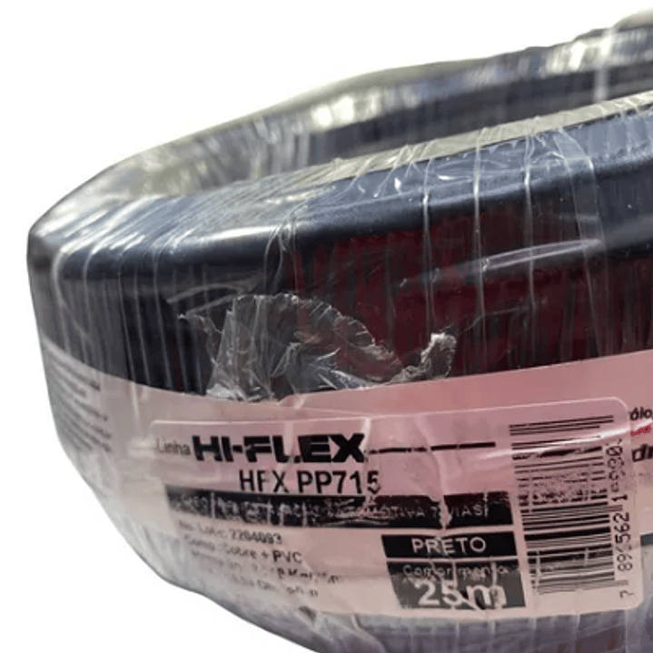 Cable 100% cobre 7 vias #14  25 metros Brasil 2