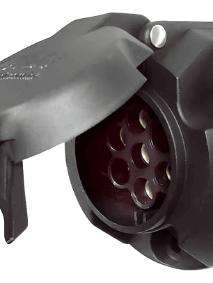 Enchufe de carro Europeo de 7 polos hembra, Plastico 8375