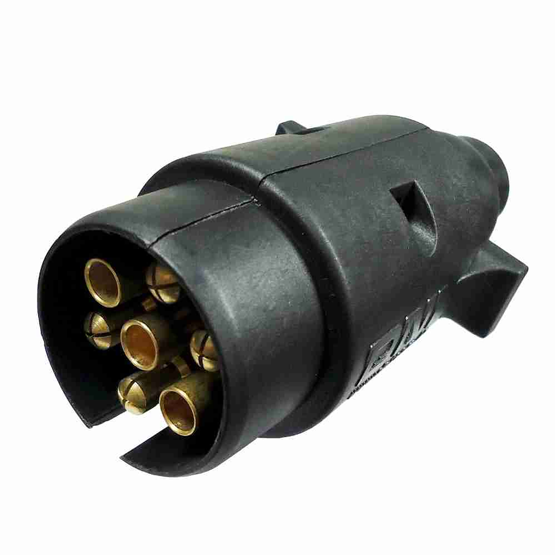 Enchufe de carro Europeo de 7 polos macho, Plastico 8376 1