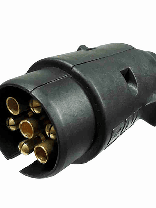 Enchufe de carro Europeo de 7 polos macho, Plastico 8376