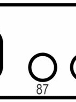 Réle precalentamiento Bujias incandescentes 12V 150A 4 terminales 8561