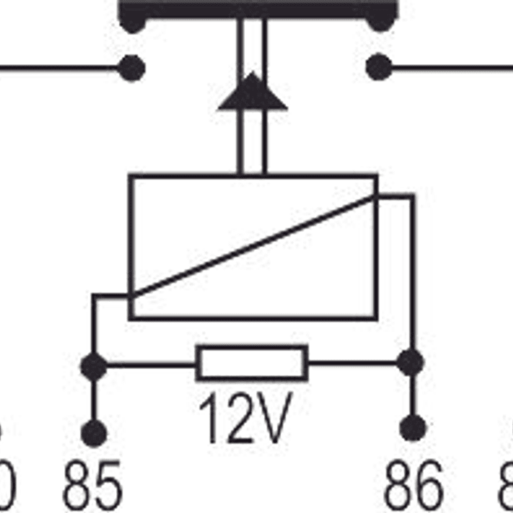 Réle precalentamiento Bujias incandescentes 12V 150A 4 terminales 8561 3