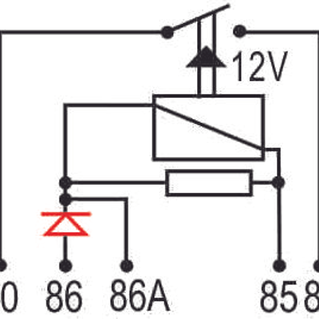 Relé de bomba de combustible 12V  VW  0332 2