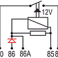 Relé de bomba de combustible 12V  VW  0332 - Miniatura 2
