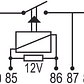 Réle doble de aire acondicionado 12V N.A,  2x30A, 5 terminales  8118 - Miniatura 3