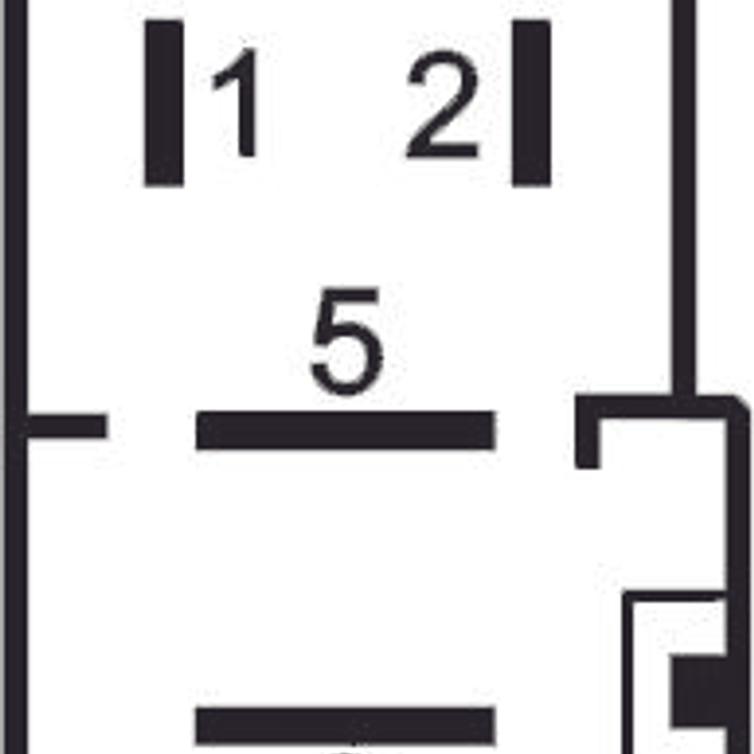 Réle aux 12V 30A, 4 terminales con resistencia Nissan.  8162 2