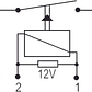 Réle aux 12V 30A, 4 terminales con resistencia Nissan.  8162 - Miniatura 3